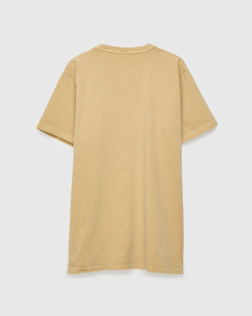 Pigment Dyed Pocket Tee in Smokey Beige