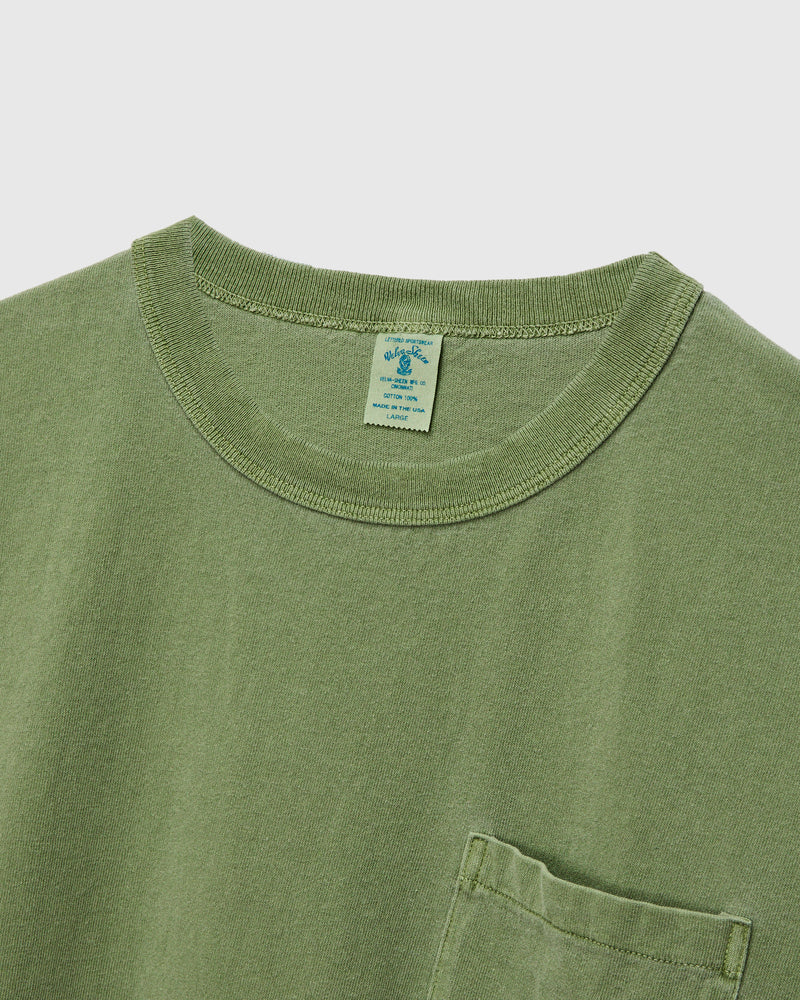Pigment Dyed Pocket Tee in Spruce