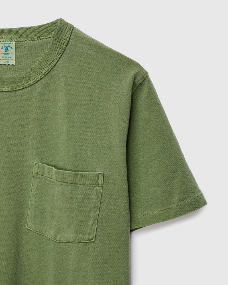 Pigment Dyed Pocket Tee in Spruce