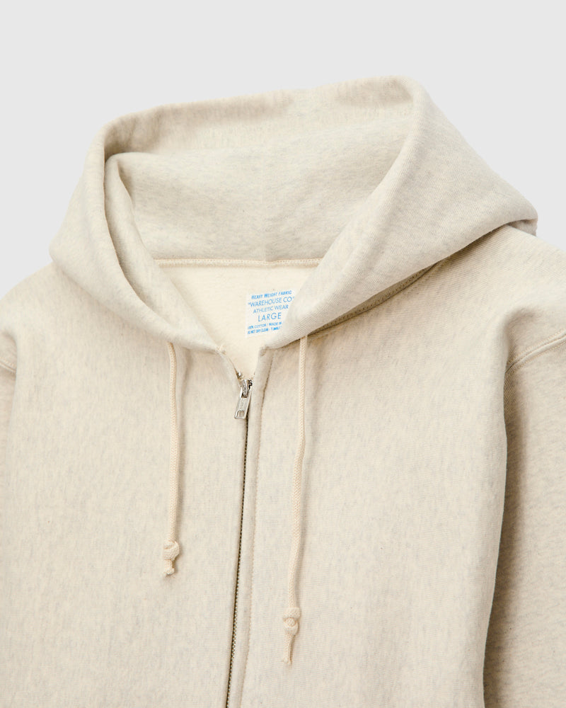 487 Reverse Weave Loopwheel Zip Hoodie in Oatmeal