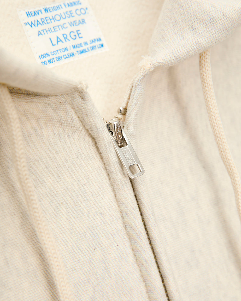 487 Reverse Weave Loopwheel Zip Hoodie in Oatmeal