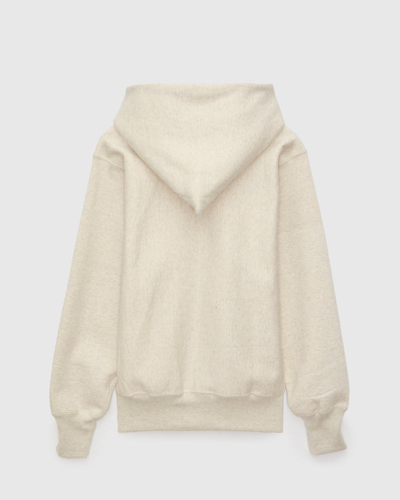 487 Reverse Weave Loopwheel Zip Hoodie in Oatmeal