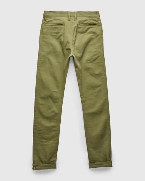 CH-55x 12oz Selvedge Chino in Olive