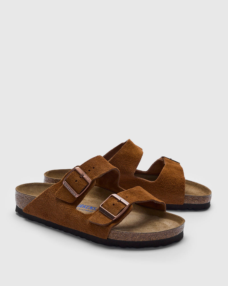 Arizona Sandal in Suede Mink SFB