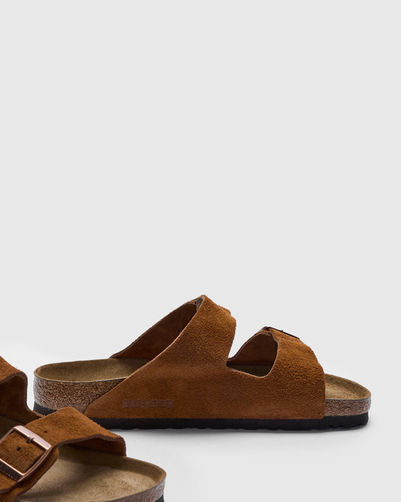 Arizona Sandal in Suede Mink SFB