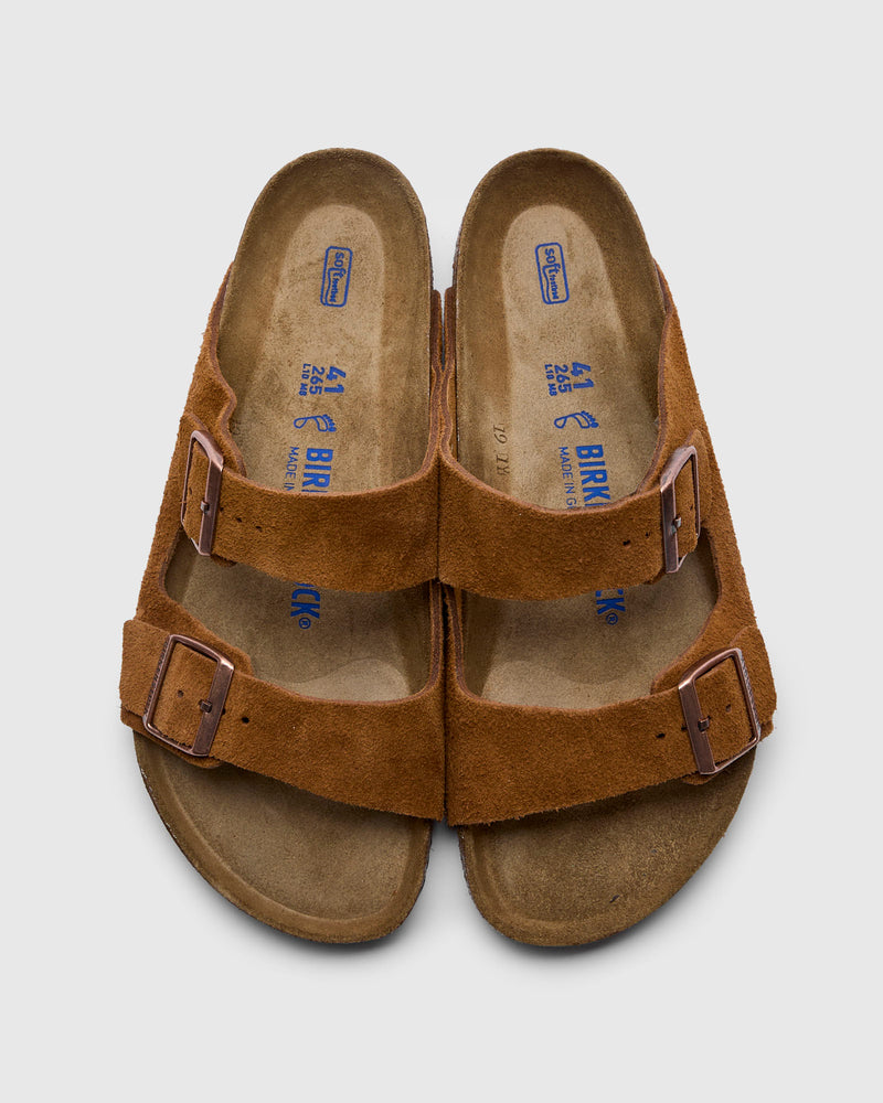 Arizona Sandal in Suede Mink SFB