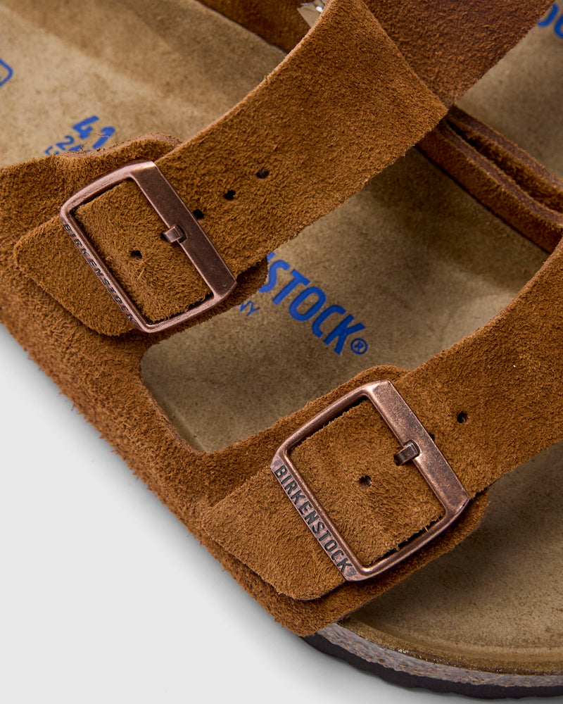 Arizona Sandal in Suede Mink SFB