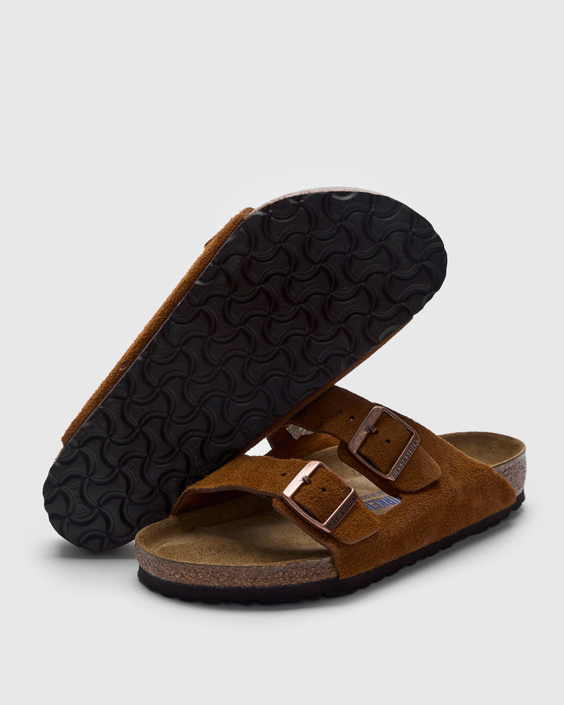 Arizona Sandal in Suede Mink SFB
