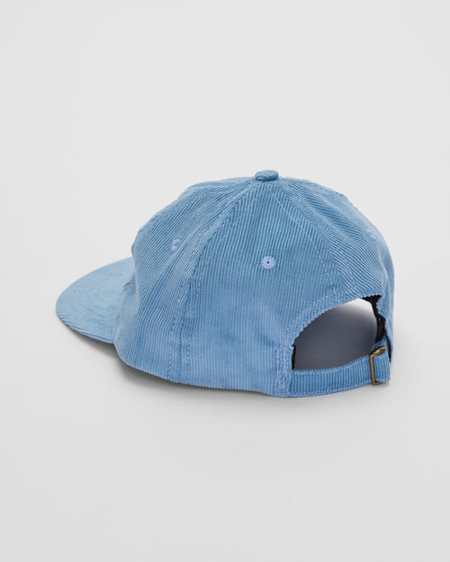 Baseball Hat in Dusty Blue Cord