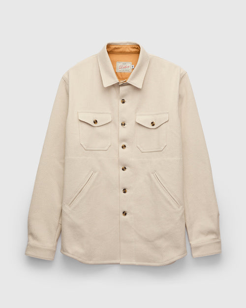 Crissman Overshirt in Natural Sashiko