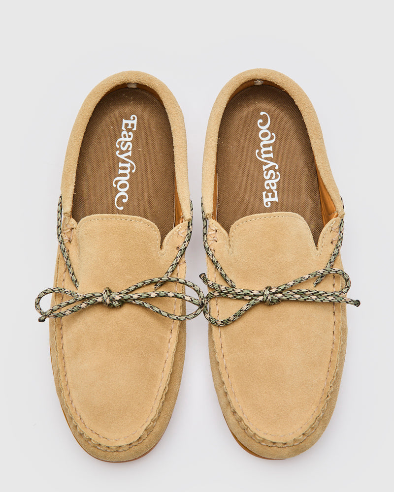 Easymoc Slip-On in Sand Suede