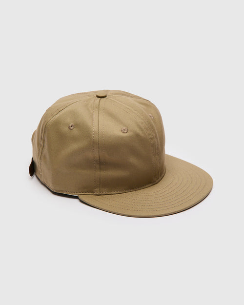 Blue Owl Baseball Cap in Beige