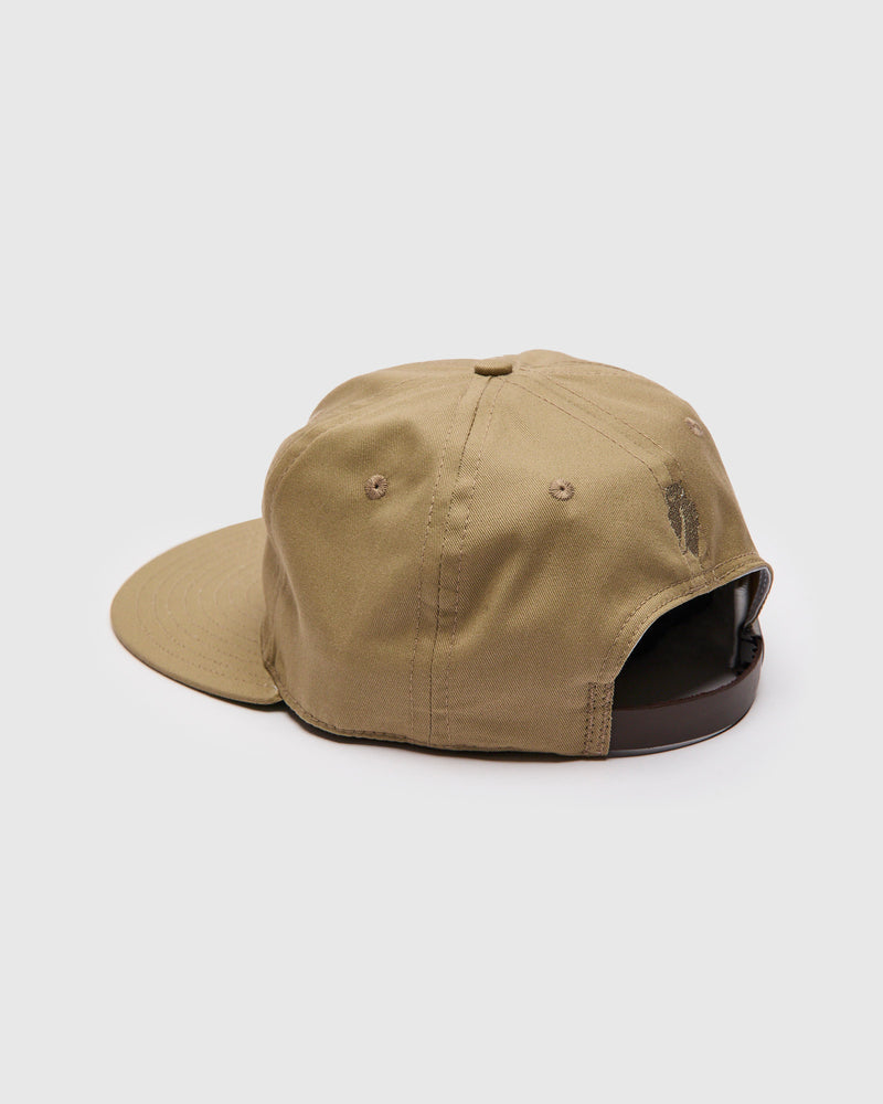 Blue Owl Baseball Cap in Beige