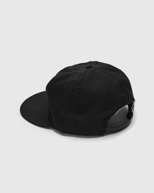 Blue Owl Baseball Cap in Black