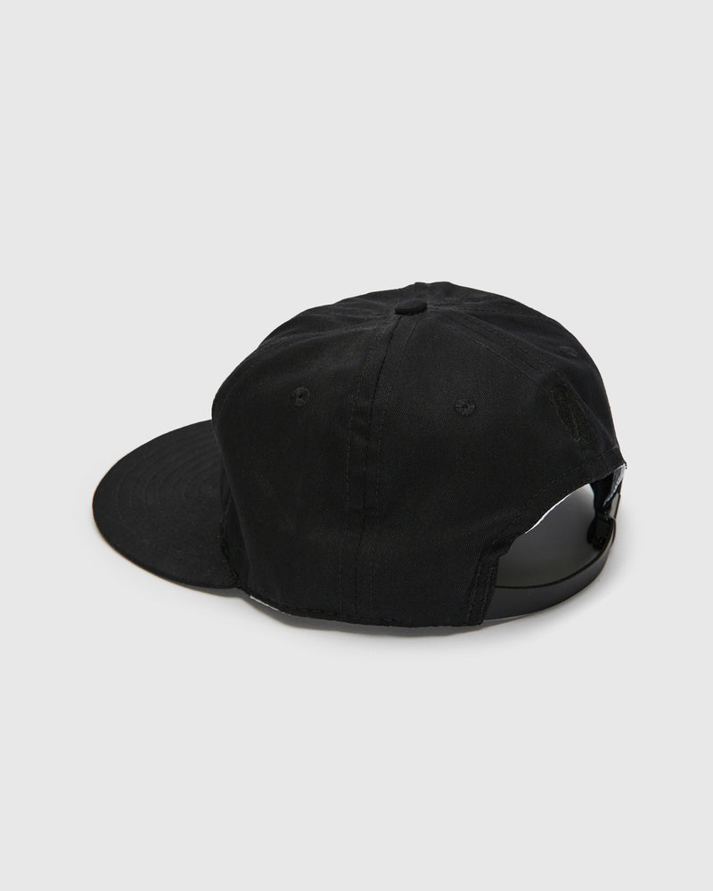 Blue Owl Baseball Cap in Black
