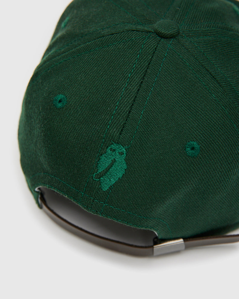 Blue Owl Baseball Cap in Spruce Green