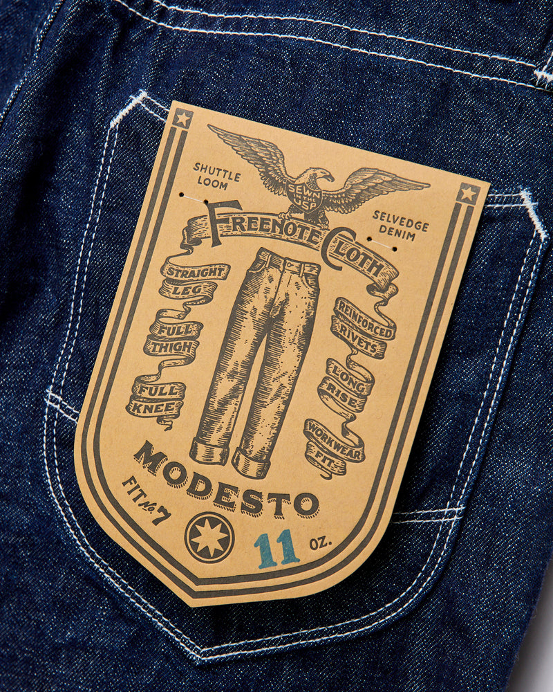"Memphis Blue Modesto" 11oz Selvedge Denim - Straight Fit