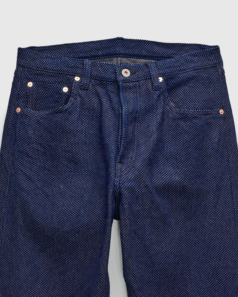 14.5oz Double-Yarn Sashiko Selvedge Jeans - Heritage Straight Fit