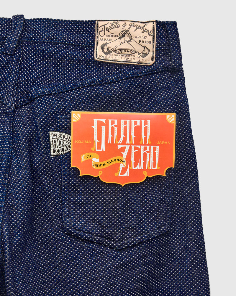 14.5oz Double-Yarn Sashiko Selvedge Jeans - Heritage Straight Fit