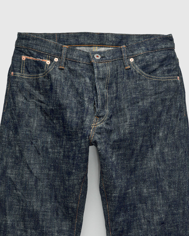 "Green Indigo Skein Dyeing" 15oz Kasezome Selvedge Denim - Slim Straight Fit