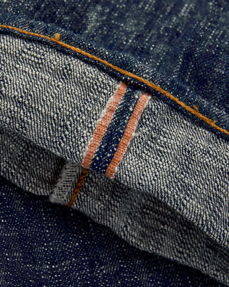 "Green Indigo Skein Dyeing" 15oz Kasezome Selvedge Denim - Slim Straight Fit