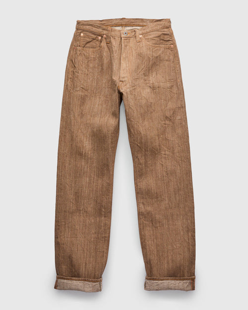 "Persimmon" 13oz Natural Dye Selvedge Denim - Regular Straight Fit