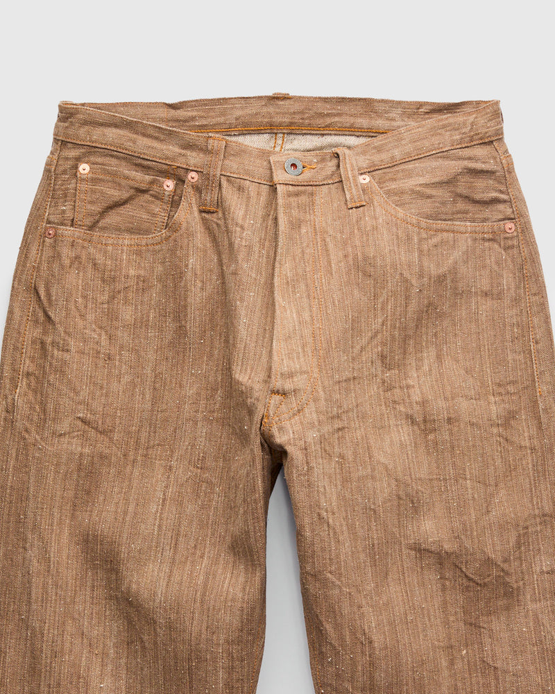 "Persimmon" 13oz Natural Dye Selvedge Denim - Regular Straight Fit