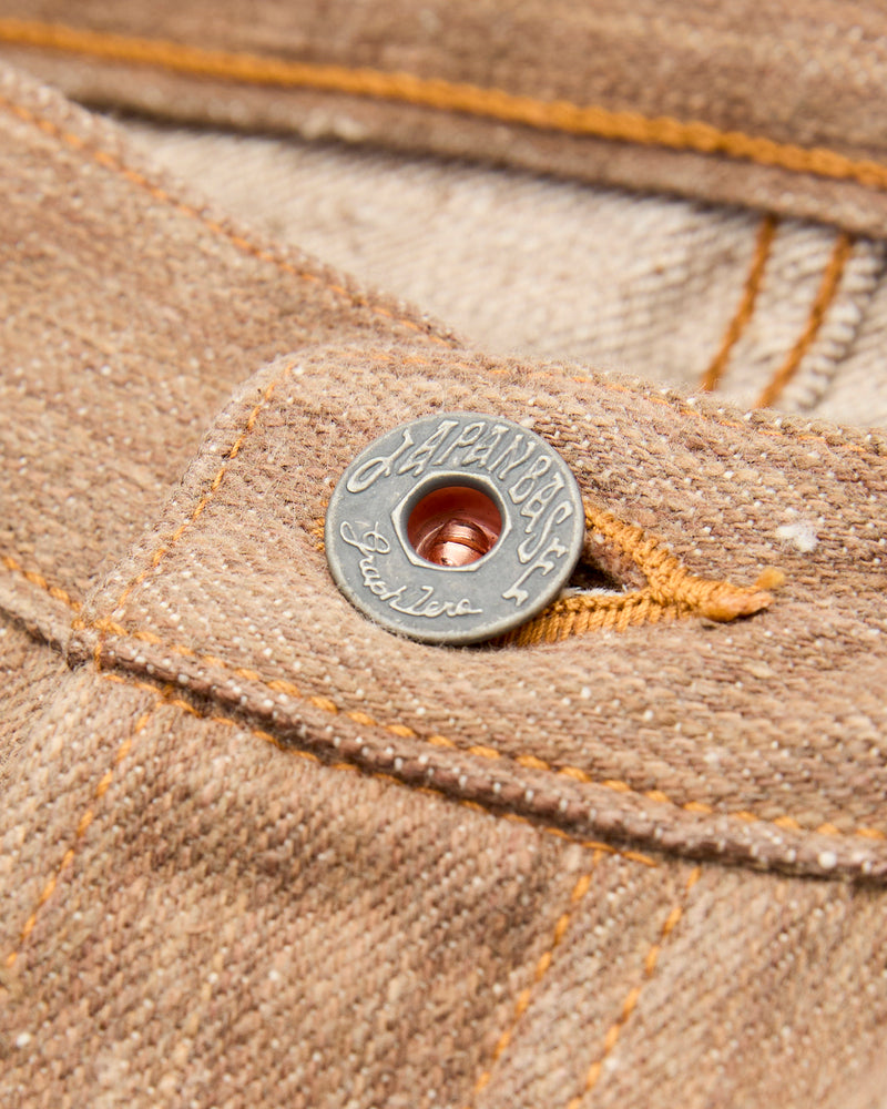 "Persimmon" 13oz Natural Dye Selvedge Denim - Regular Straight Fit