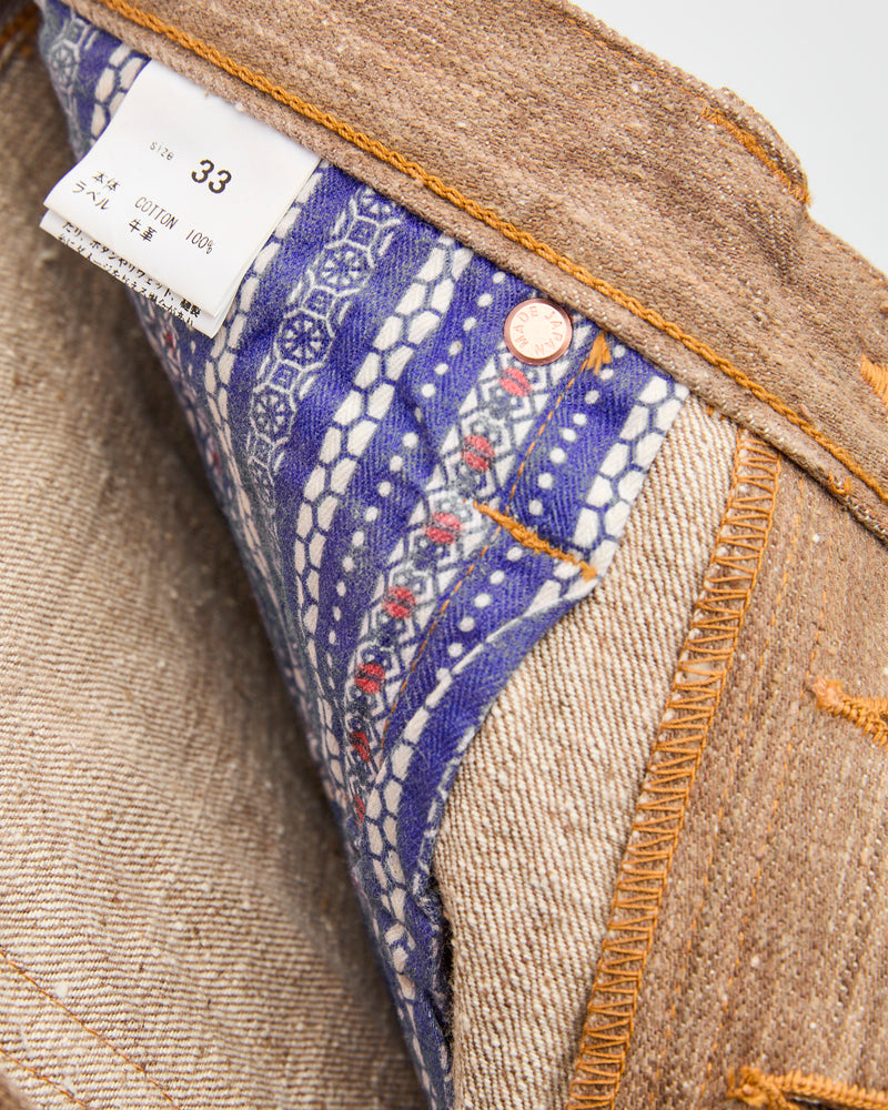 "Persimmon" 13oz Natural Dye Selvedge Denim - Regular Straight Fit