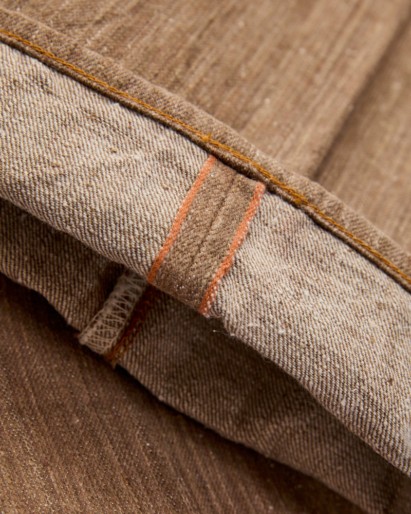 "Persimmon" 13oz Natural Dye Selvedge Denim - Regular Straight Fit