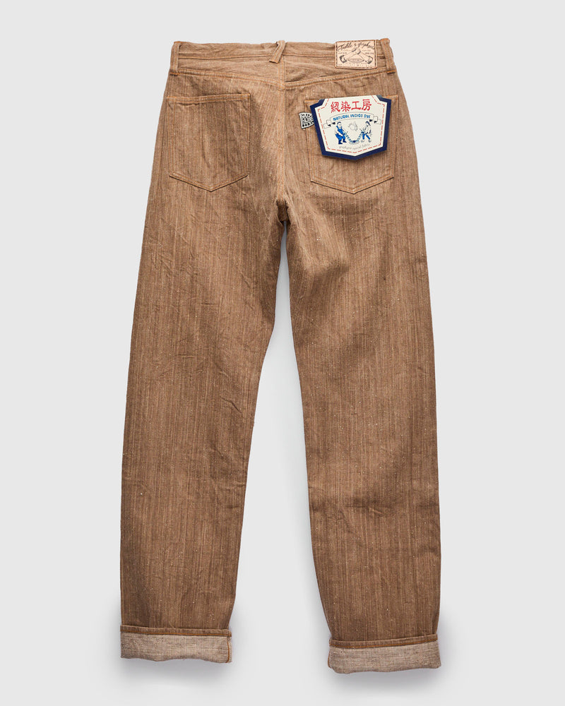 "Persimmon" 13oz Natural Dye Selvedge Denim - Regular Straight Fit