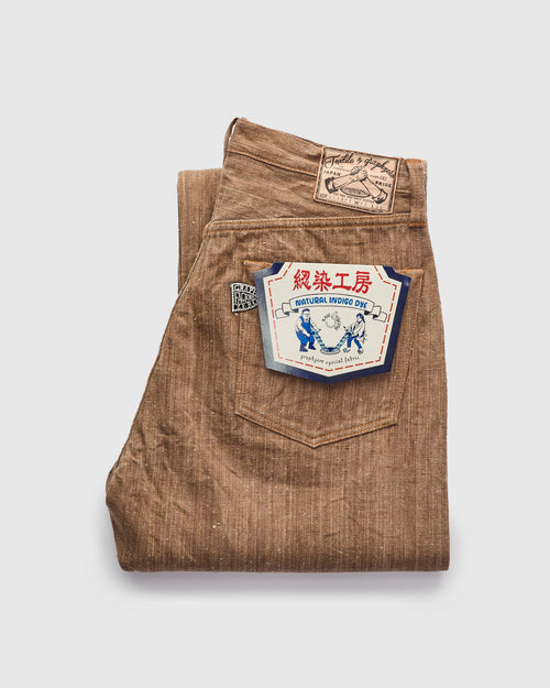 "Persimmon" 13oz Natural Dye Selvedge Denim - Regular Straight Fit