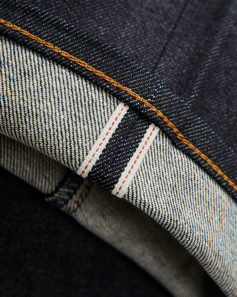 10.5oz Indigo Stretch Selvedge Denim - Scissors Slim Tapered