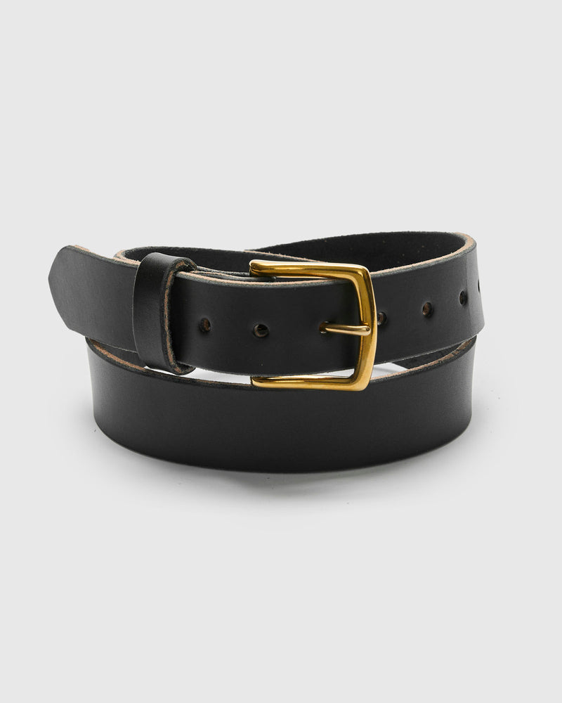 Essential Belt in Black Brass