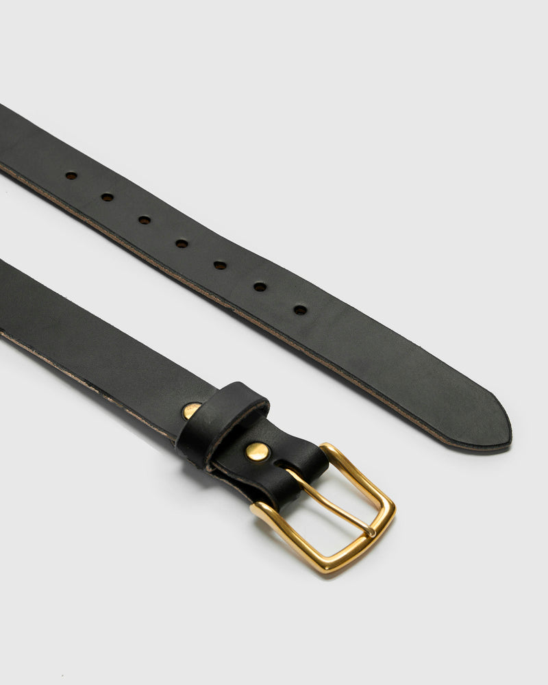 Essential Belt in Black Brass