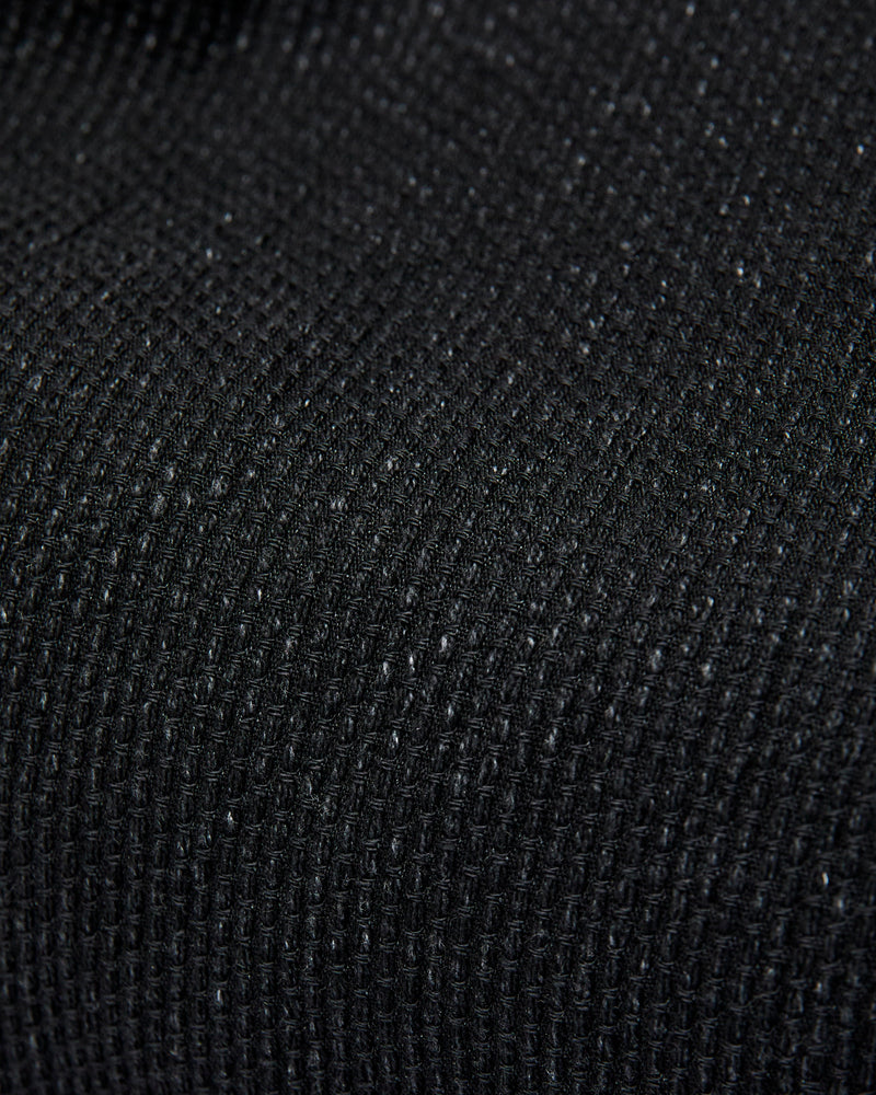 11oz Sashiko Haori Coat in Black