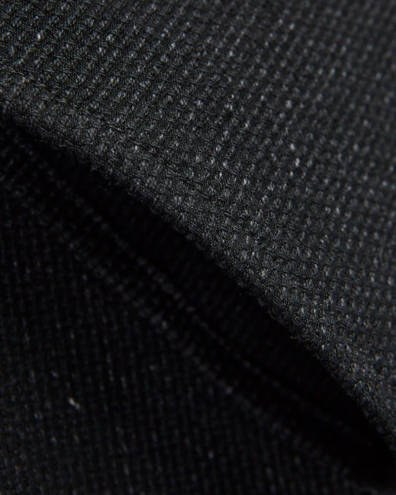11oz Sashiko Haori Coat in Black