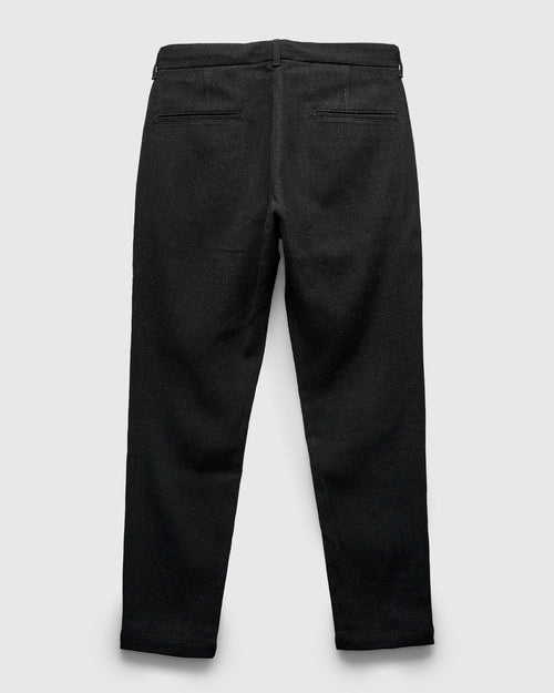 11oz Sashiko Easy Tapered Pants in Black