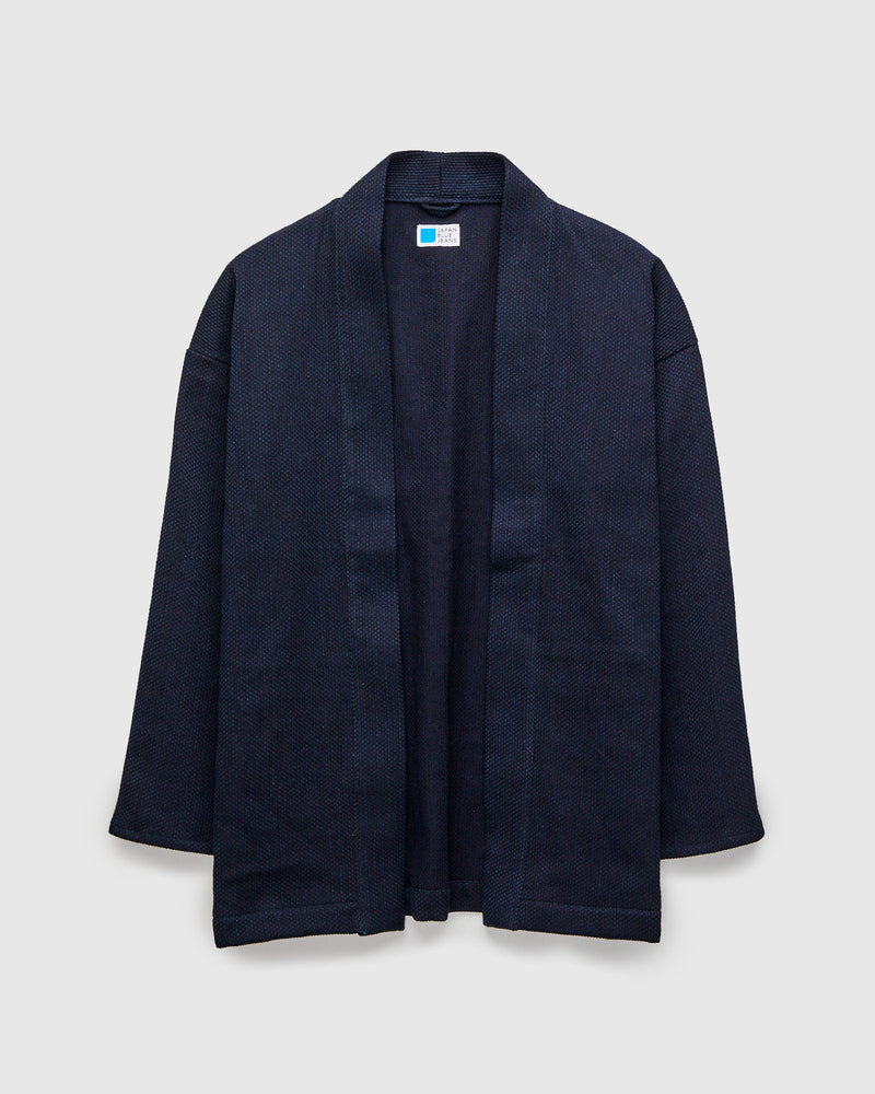 11oz Sashiko Haori Coat in Indigo