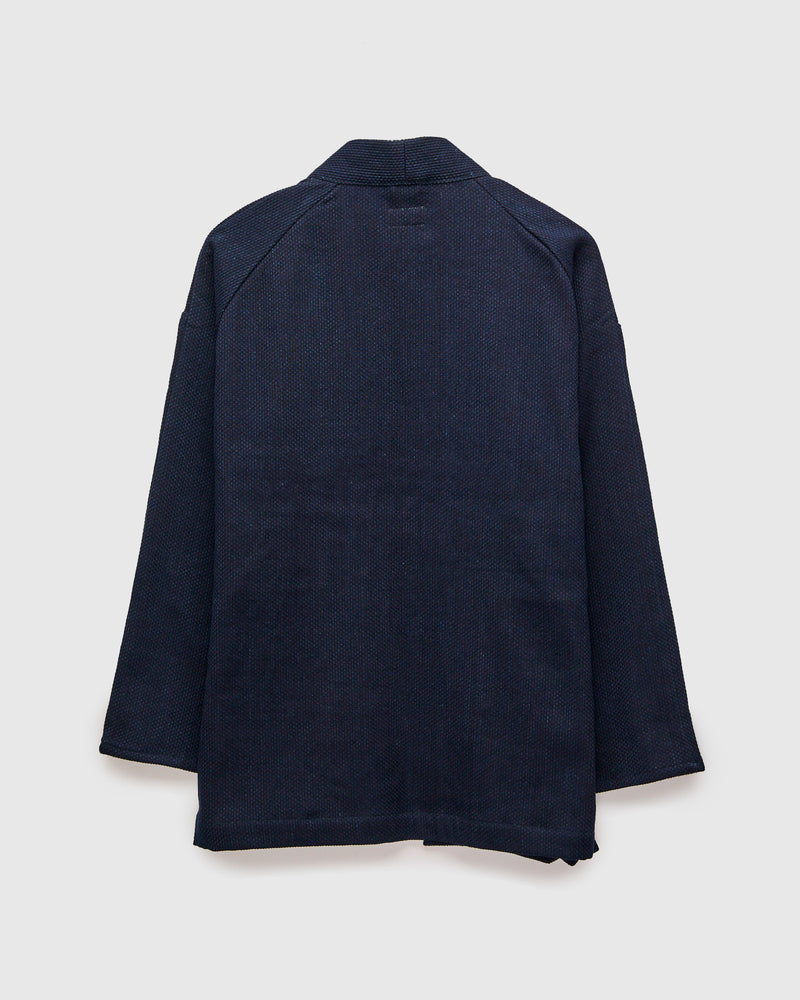 11oz Sashiko Haori Coat in Indigo
