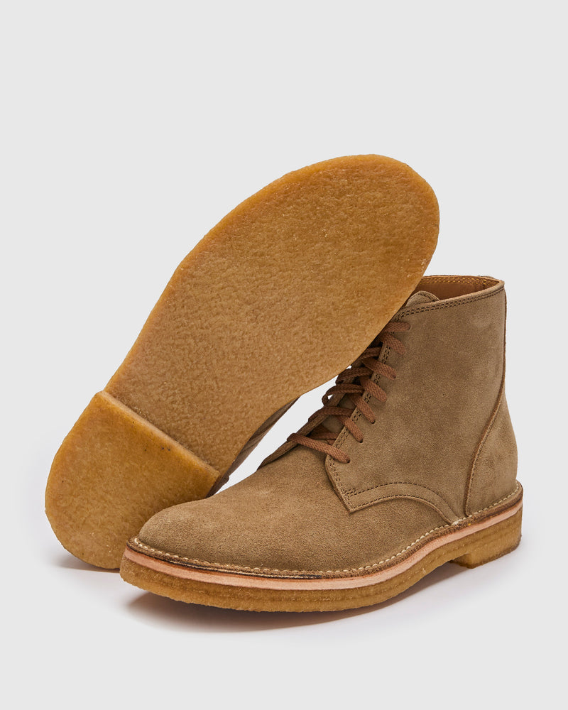 Sahara Boot in Japanese Suede Khaki