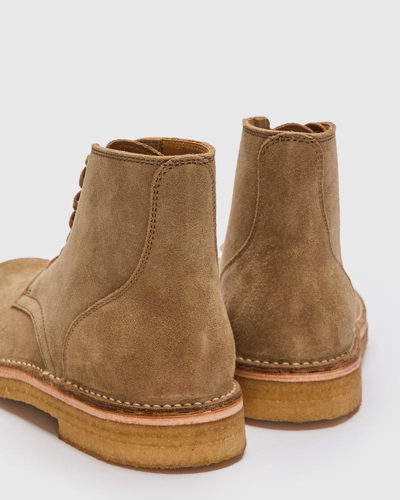 Sahara Boot in Japanese Suede Khaki