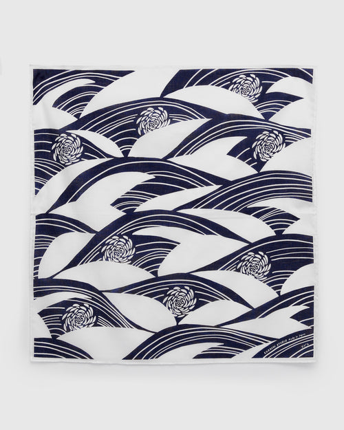 Kiku-Sui Bandana in Navy