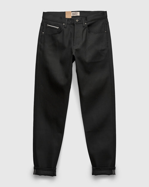 "Black Cobra Stretch" 12oz Selvedge Denim - Easy Guy Fit