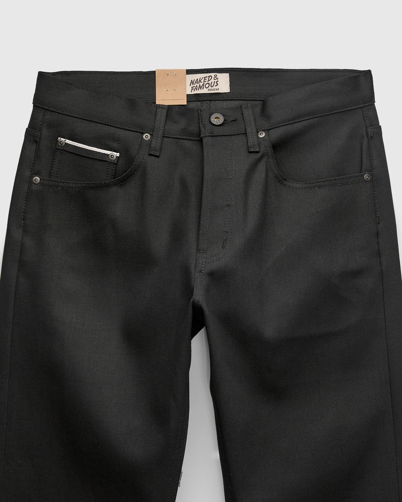 "Black Cobra Stretch" 12oz Selvedge Denim - Easy Guy Fit