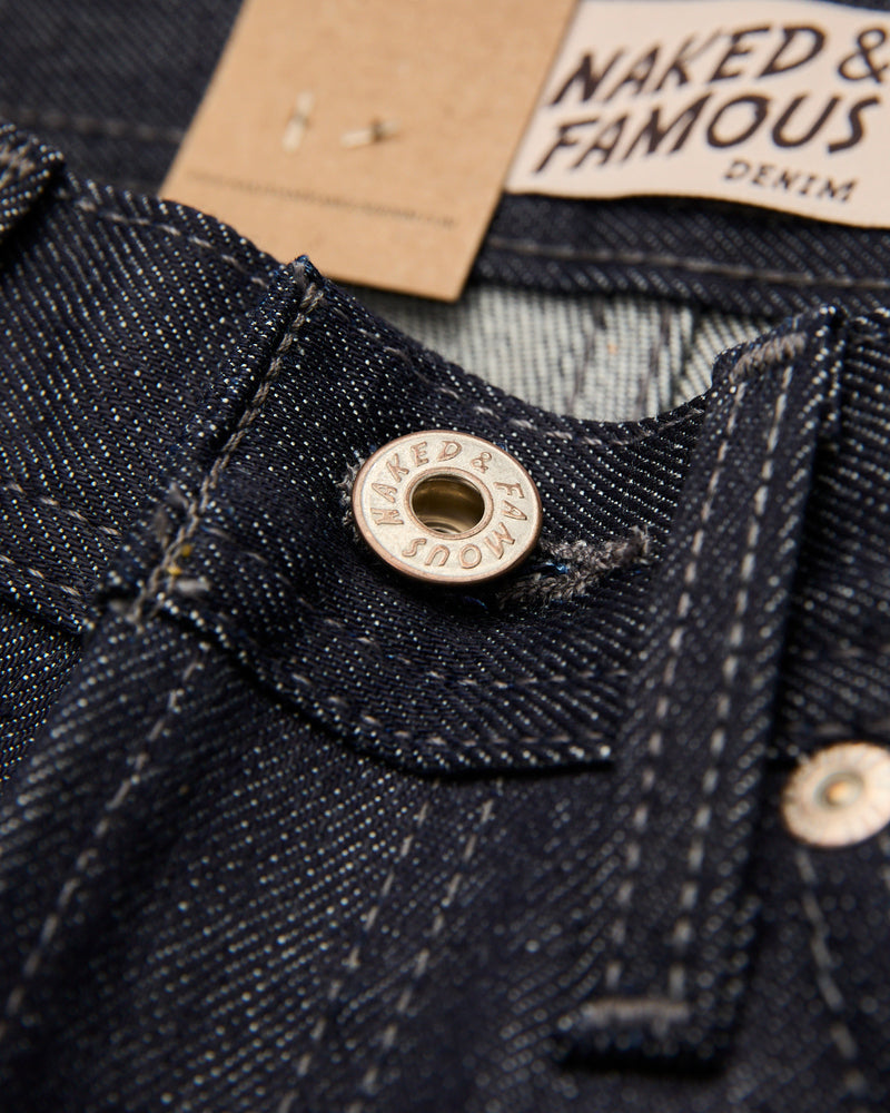 "Indigo Selvedge" 13oz Selvedge Denim - Weird Guy Fit