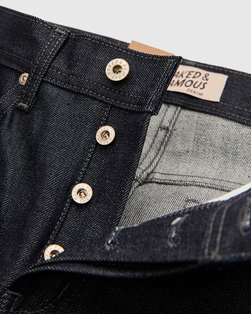"Indigo Selvedge" 13oz Selvedge Denim - Weird Guy Fit