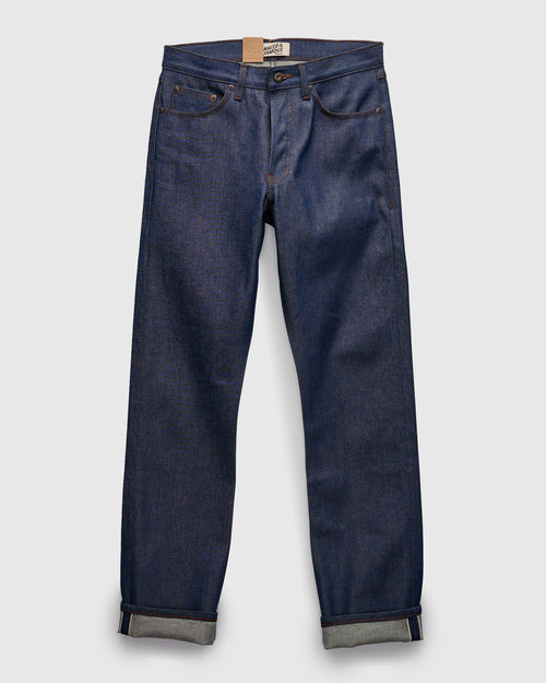 "Natural Indigo Selvedge" 12.5oz Selvedge Denim - True Guy Fit