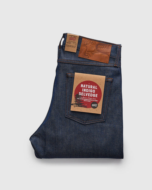 "Natural Indigo Selvedge" 12.5oz Selvedge Denim - True Guy Fit