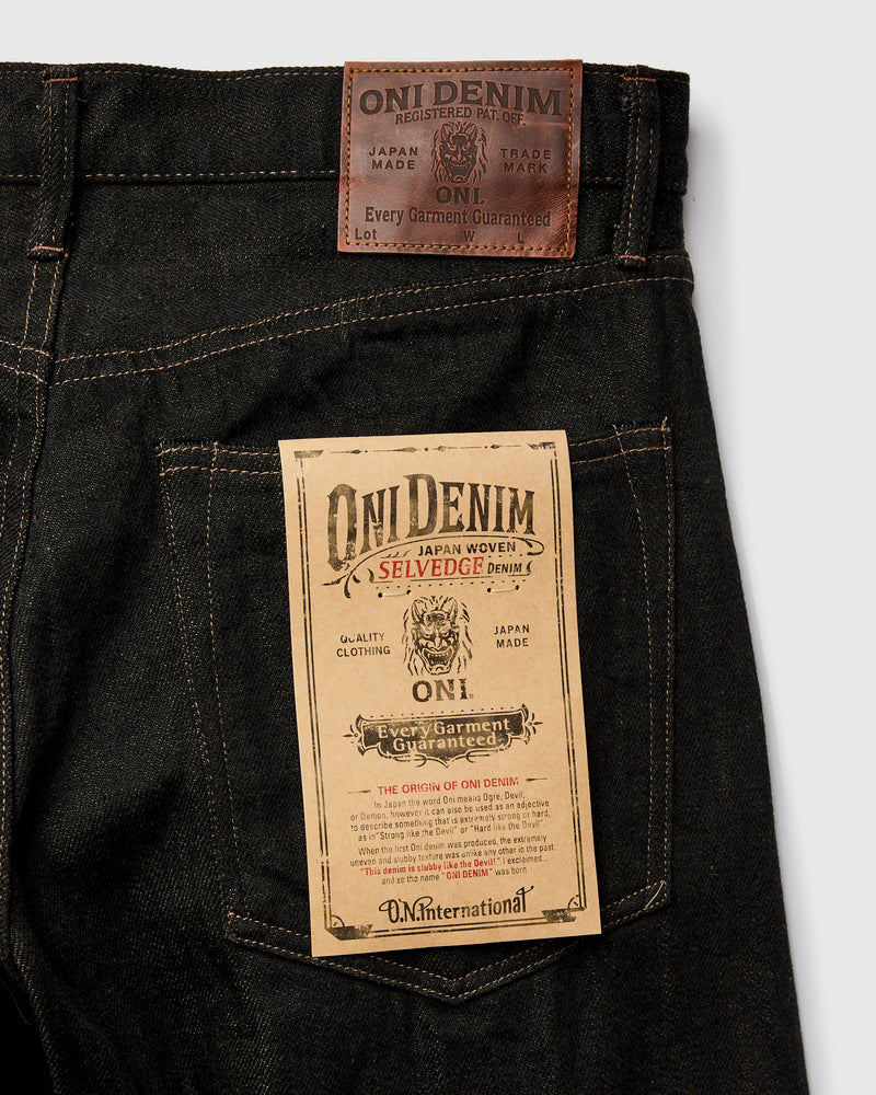 246-BKOL "Kiraku" 12oz Selvedge Denim - Clean Straight Fit